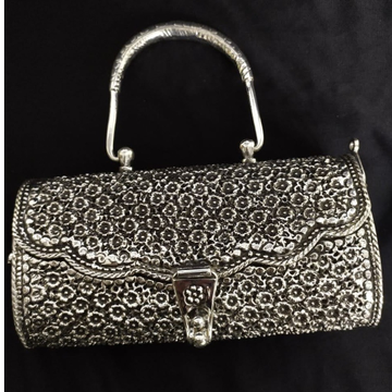 925 pure silver ladies Stylish clutch with handle... by 