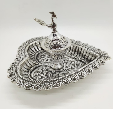 925 pure silver stylish kumkum Dibbi WIth Tray in... by 