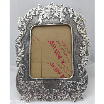 Designer Pure Silver Photo Frame In Antique Nakash... by 