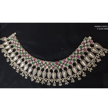 925 Pure Silver Antique Payal Handmade PO-208-26 by 