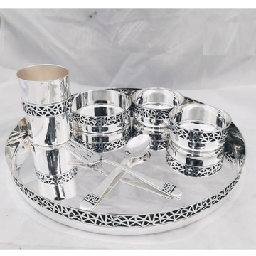 925 pure silver dinner set in stylish antique naka... by 