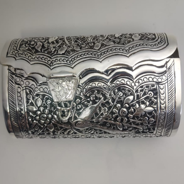925 Pure Silver Ladies Clutch In Fine Nakashii wor... by 