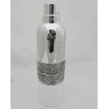 92.5 Pure Stylish Silver Bottle In Fine Antique Ca... by 