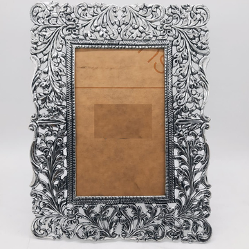 Pure Silver Photo Frame In Antique Nakashii work P... by 