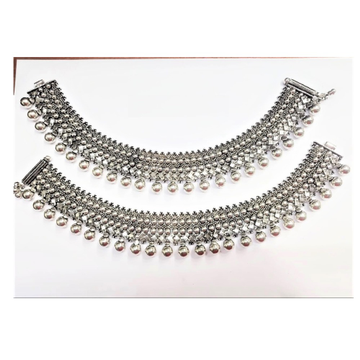 Pure silver antique Padmavat payal handmade pO-208... by 