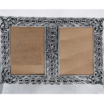 925 Pure silver photo frame in deep carvings in an... by 