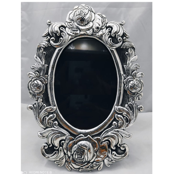 Pure Silver Photo Frame In Deep Carvings in Antiqu... by 