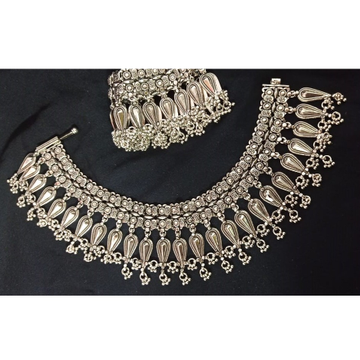 925 pure silver antique payal handmade po-208-17 by 