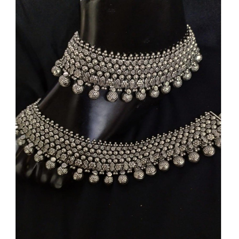 925 Pure Silver Antique Payal Handmade PO-208-24