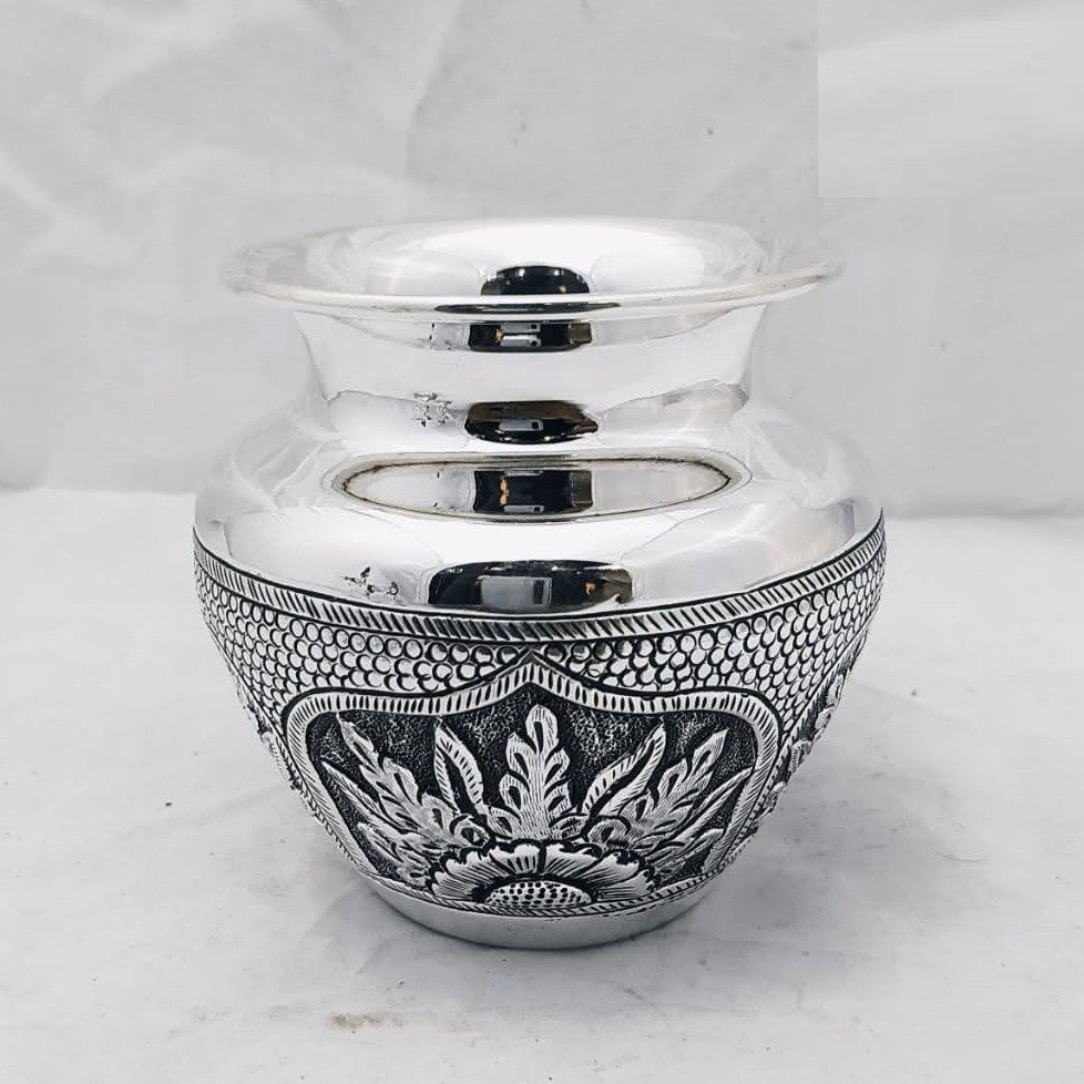 925 pure silver kalash in light weight and fine nakashi po-165-08