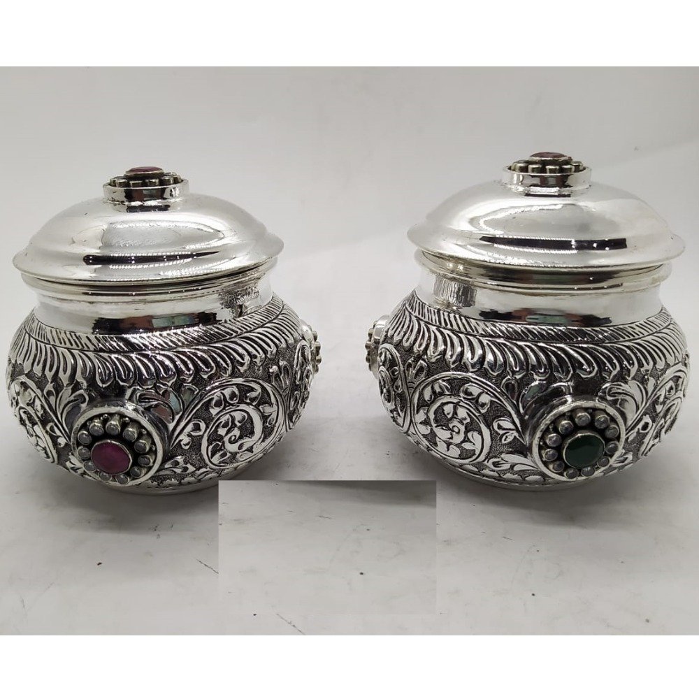 925 Pure Silver Stylish Antique Bharni .