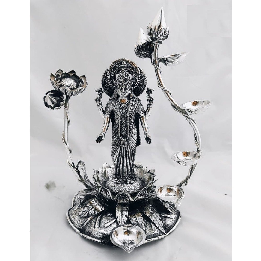 925 Pure Silver Goddess Lakshmi Idol in Standing position PO-174-22