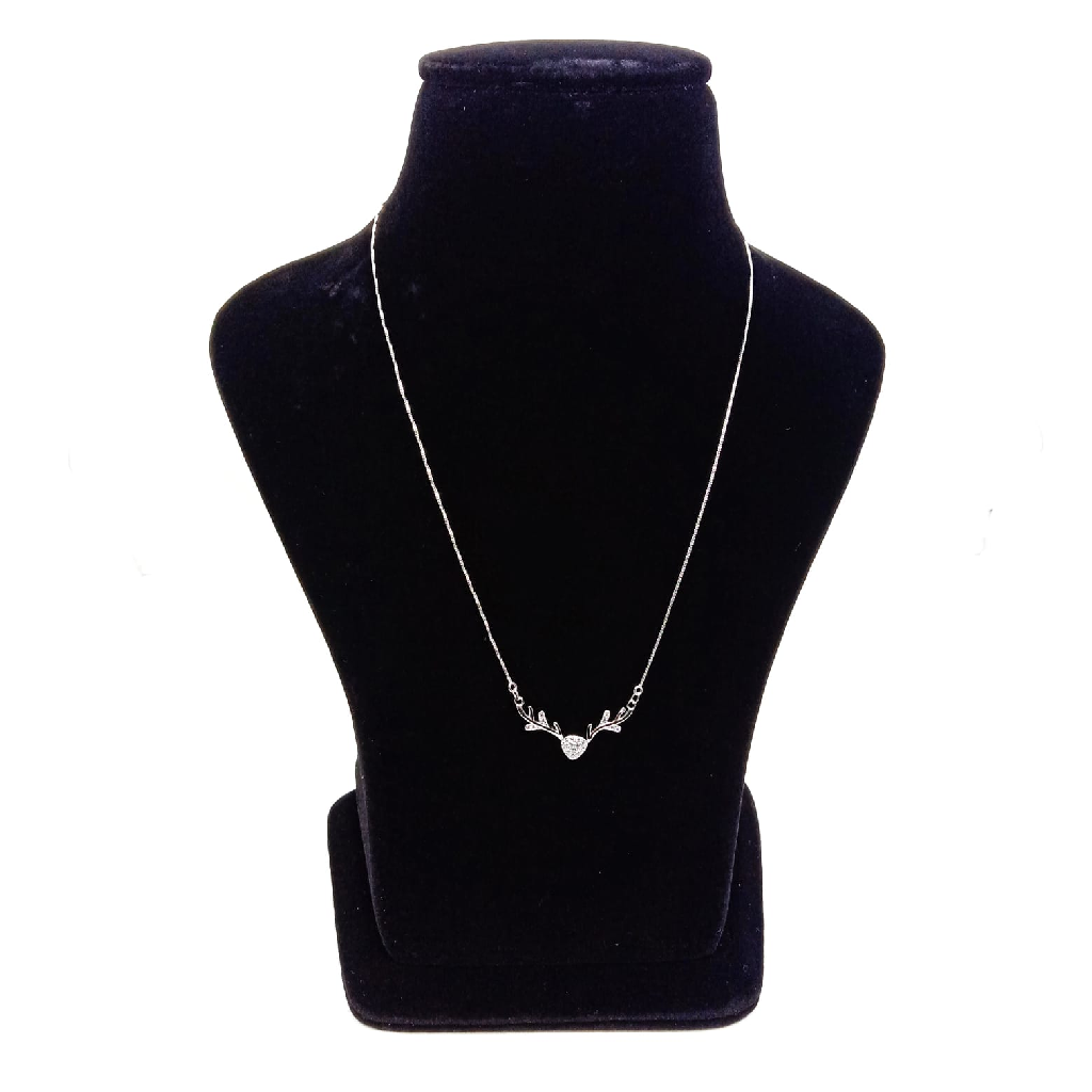 Pure silver pendant chain for women adjustable in size