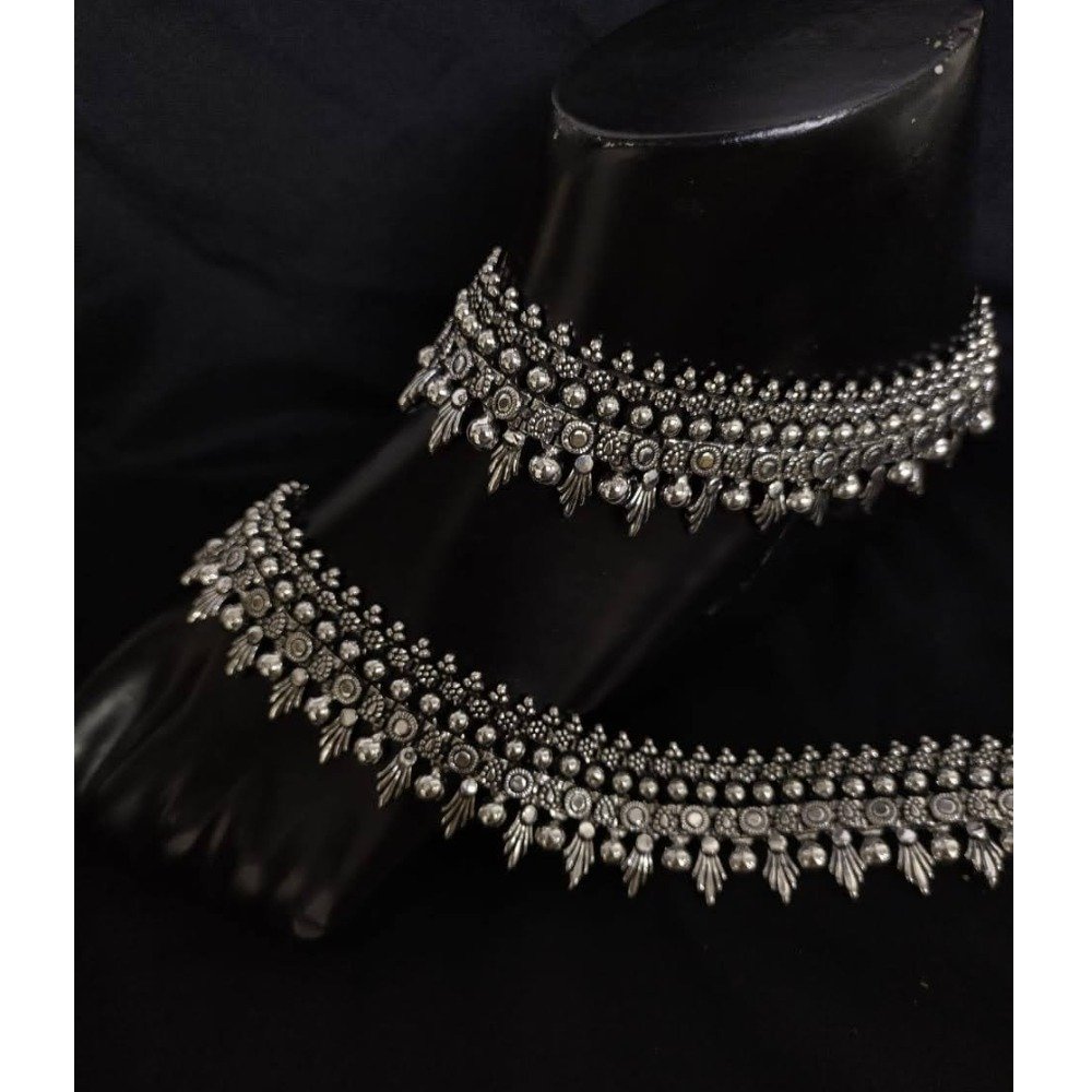 925 Pure Silver Antique Payal Handmade PO-208-19