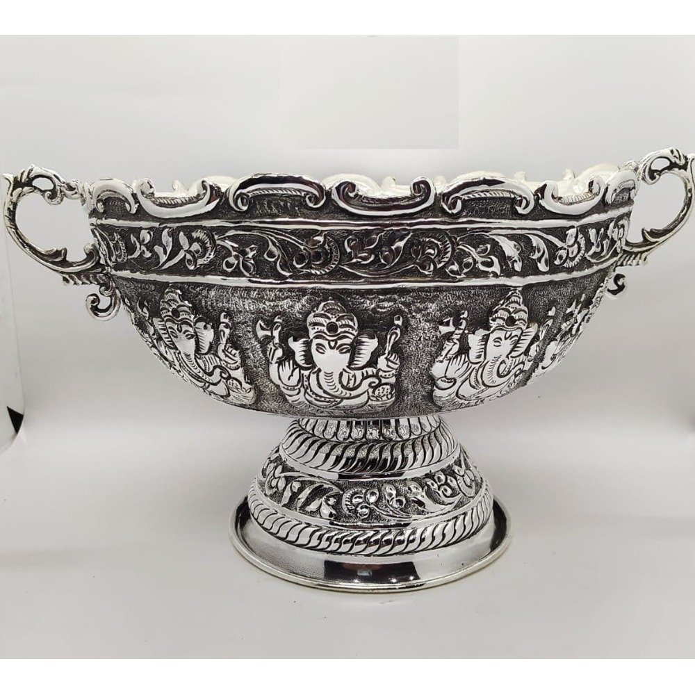 92.5 pure silver Fruit basket in Astha Vinayak nakashii pO-162-04