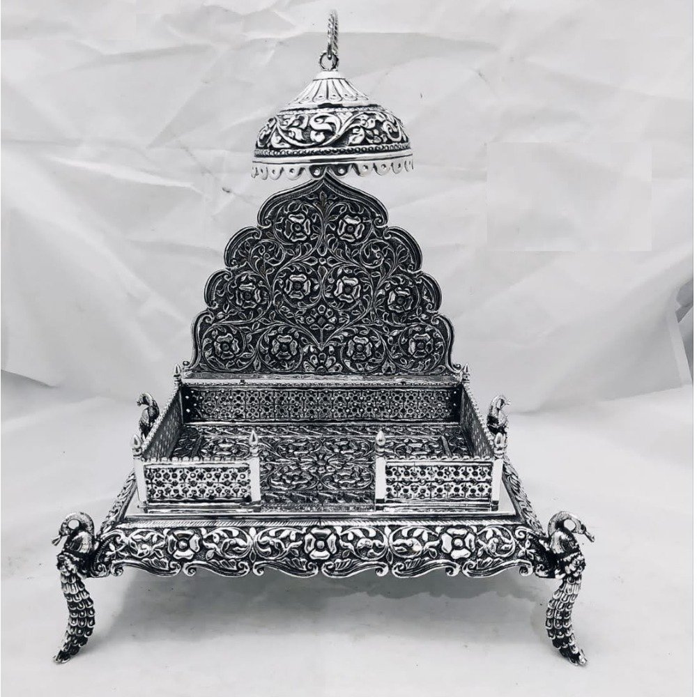 92.5 Pure Silver  Antique Singhasan In PO-141-19