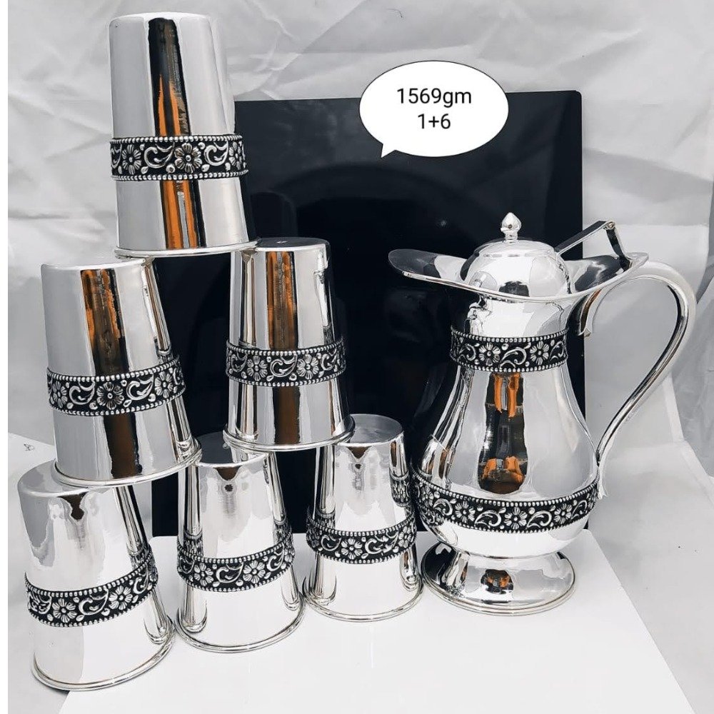 925 pure silver Fine Nakashii Surayi glasses set pO-247-10
