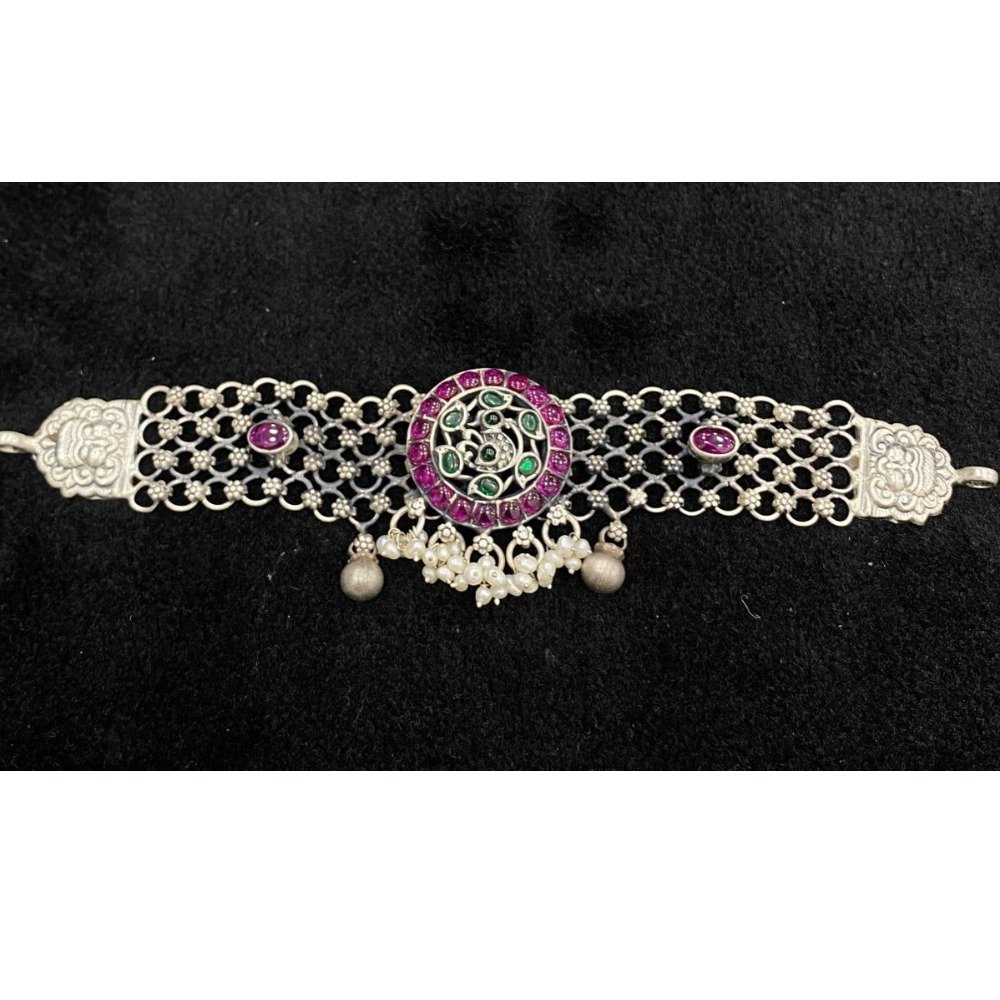 92.5% Pure Silver Compact Temple Choker PO-216-60